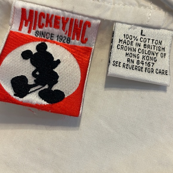 Disney Mickey Mouse jacket-10” metal zip 3 metal Mickey snaps-100 cotton-unisex - Picture 6 of 6